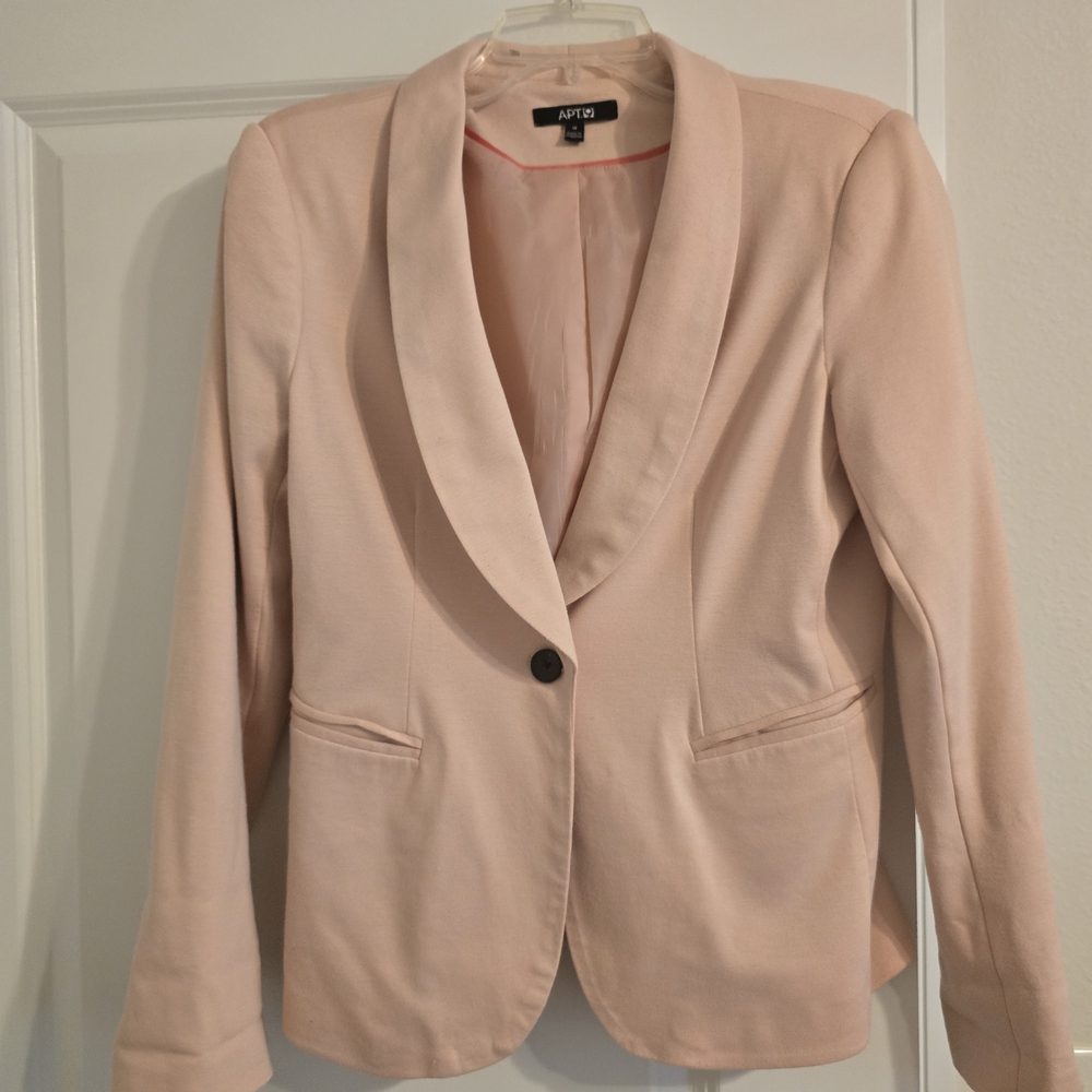 Apt. 9 Women's Light Pink Suit Jacket